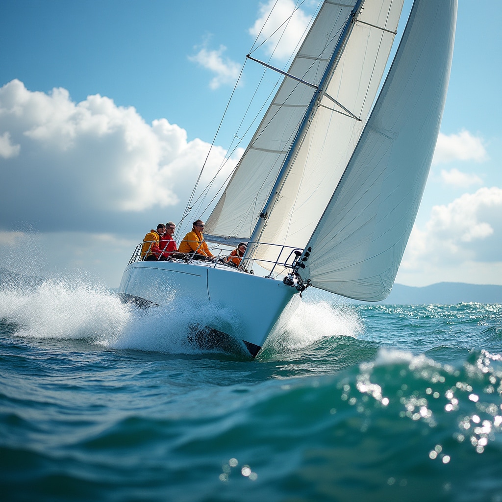 Yacht pe Marea Neagră