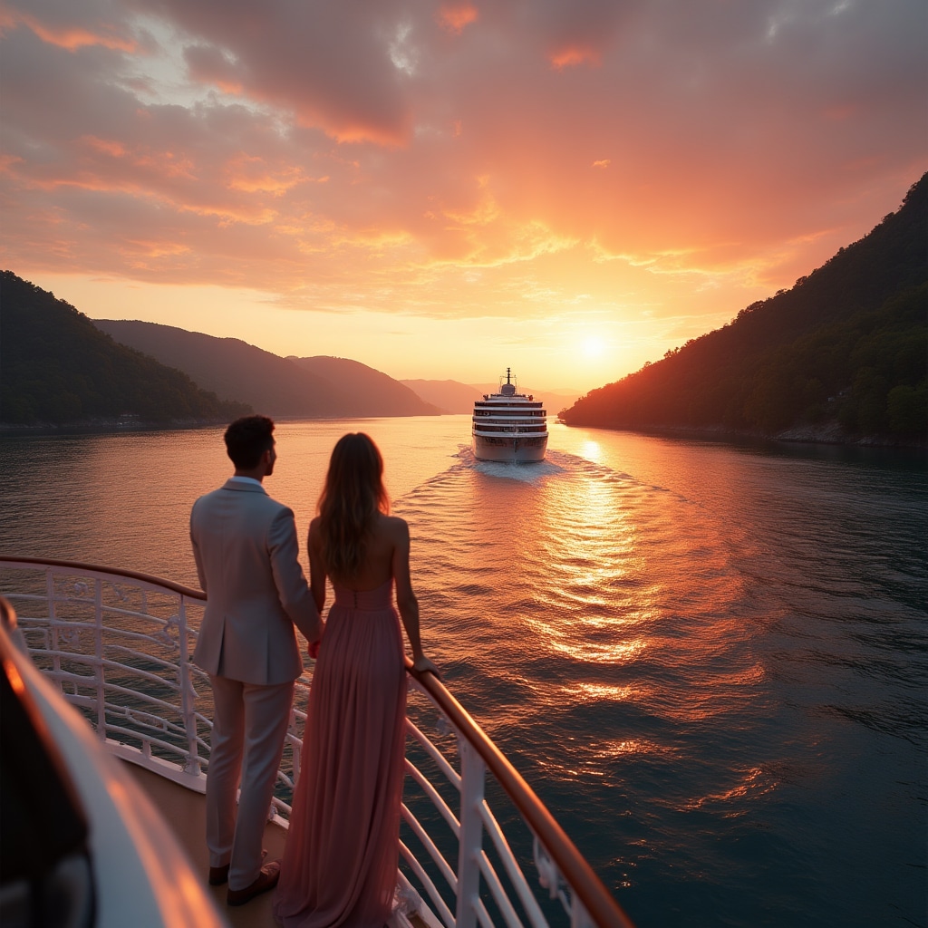 Croazieră pe Dunăre la apus